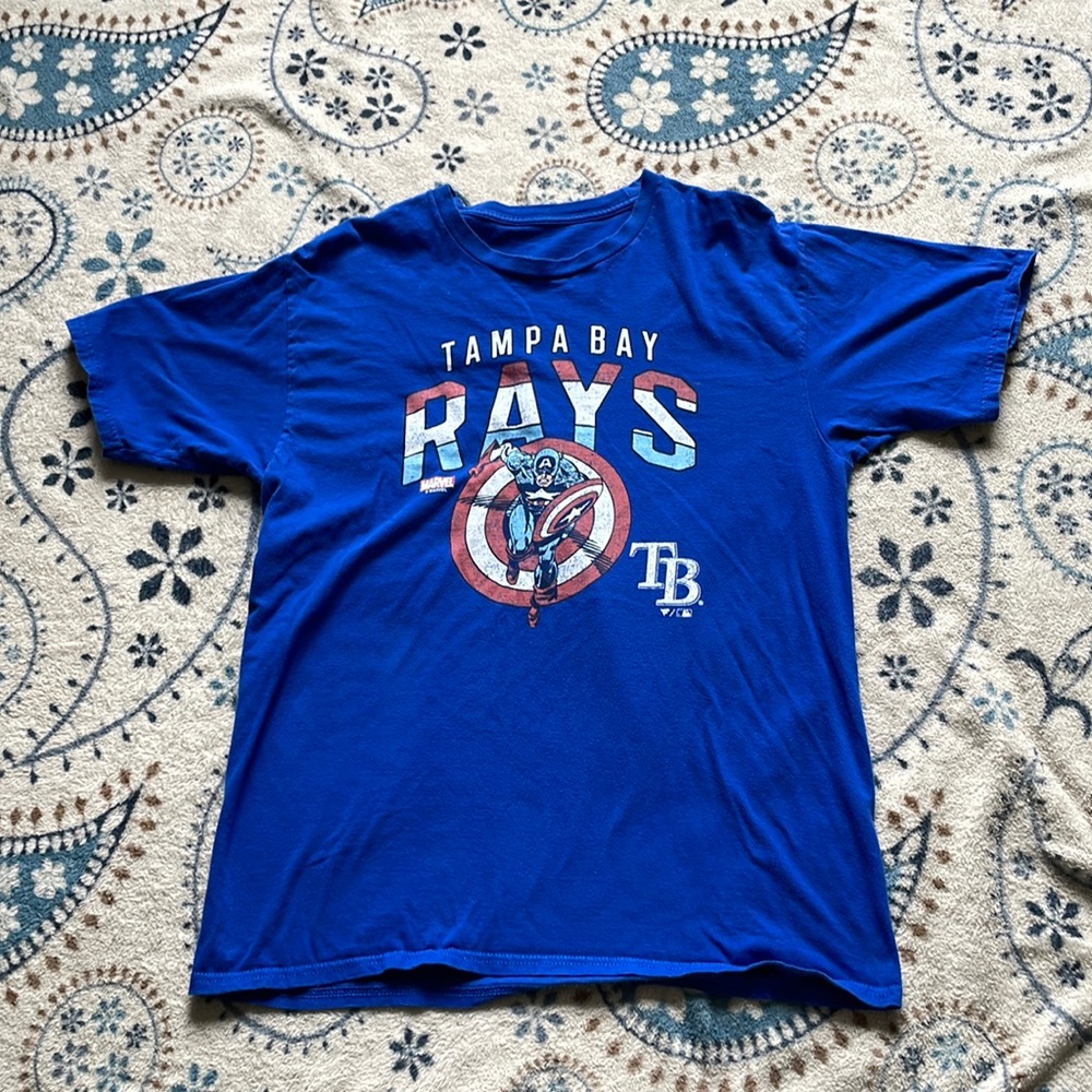 Tampa Bay Rays and captain America